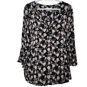 NWOT Stitchfix Monday Fun Black Floral Blouse 2X